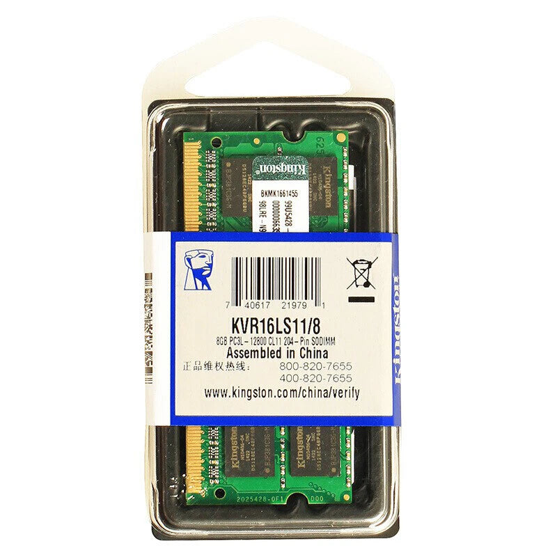 DDR3 DDR3L Memory Kingston Ram 4GB 8GB