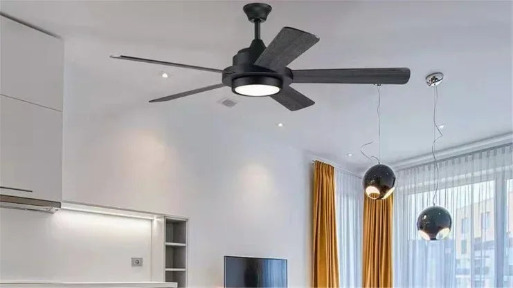 Electrical fan with Voice Smart Control and Remote Control. Floor Foldable Fan