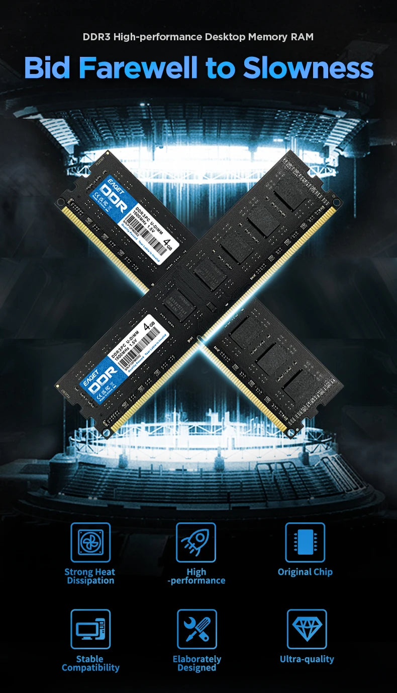 DDR3 PC RAM Memory 4GB 8GB 16GB