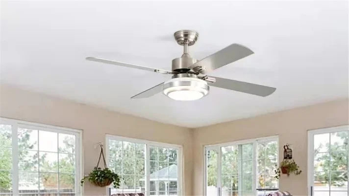 Electrical fan with Voice Smart Control and Remote Control. Floor Foldable Fan